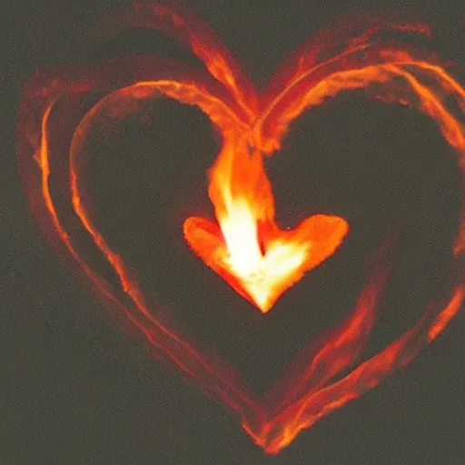 Image similar to a burning heart