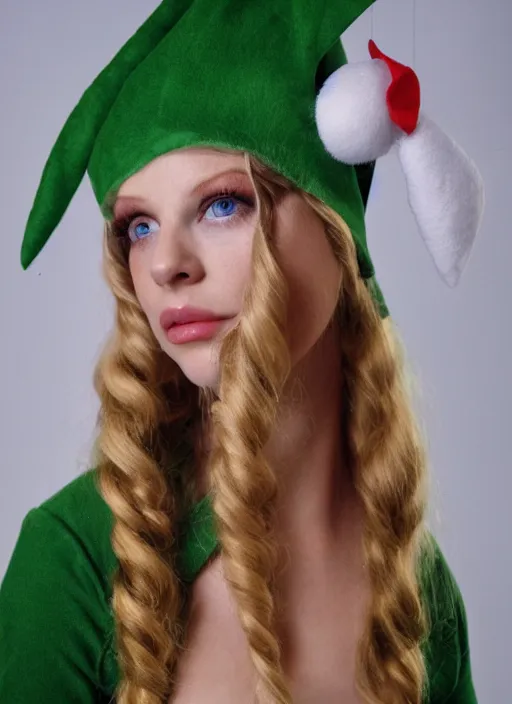 Image similar to the singer aurora as an elf