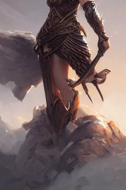 Image similar to amazon valkyrie athena, d & d, fantasy, portrait, highly detailed, headshot, digital painting, trending on artstation, concept art, sharp focus, illustration, art by artgerm and greg rutkowski and magali villeneuve