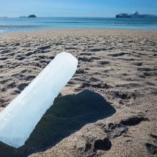 Image similar to ice block on the beach