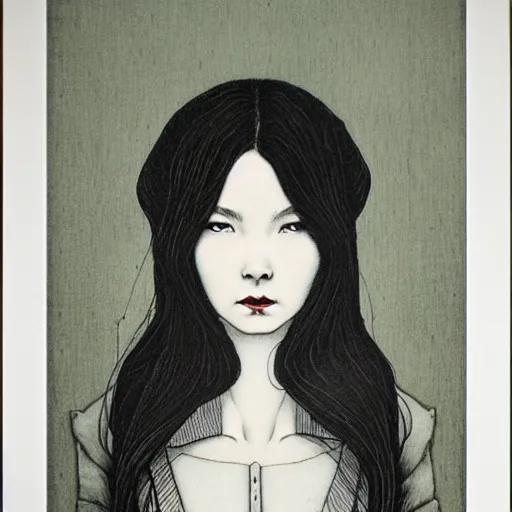 Image similar to medium portrait soft light, by sana takeda, inspired by victorian marvel comics, etching, fine, sharp high detail,