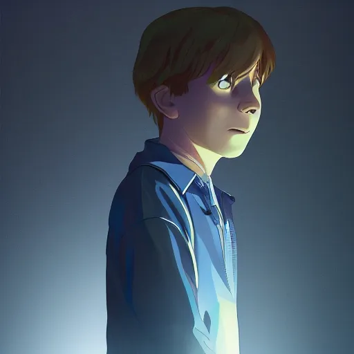 Prompt: M. Night Shyamalan as Malcolm Crowe in Sixth Sense, ambient lighting, 4k, anime key visual, lois van baarle, ilya kuvshinov, rossdraws, artstation