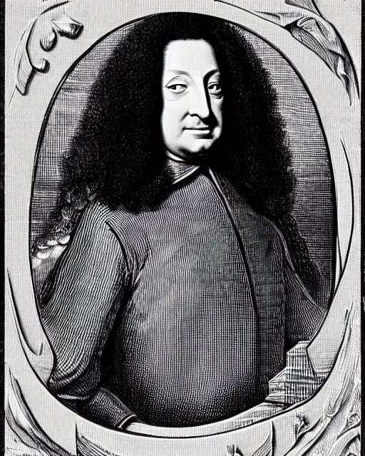 Image similar to official portrait of louis xiv in starfleet uniform