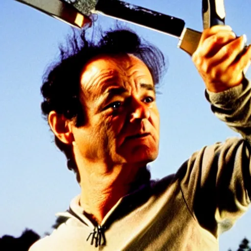 Image similar to bill murray as edward scissorhand