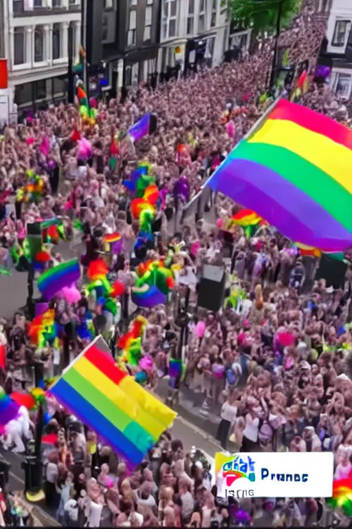 Image similar to pride parade london cctv footage