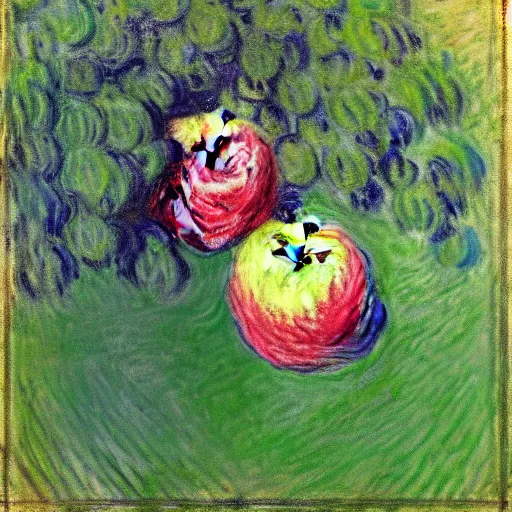 Image similar to apple by monet,