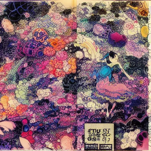 Image similar to “ yoshitaka amano color palette ”