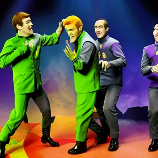 Prompt: The Wiggles in Mordor