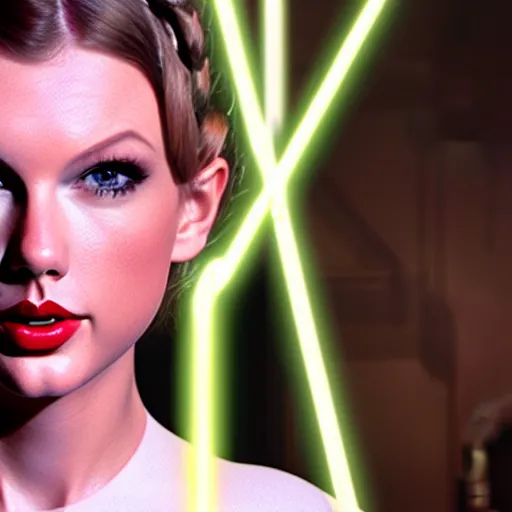 Prompt: Portrait of Taylor Swift as Princess Leia in Star Wars, professional digital painting, smooth, sharp focus, Unreal Engine 5, 8K