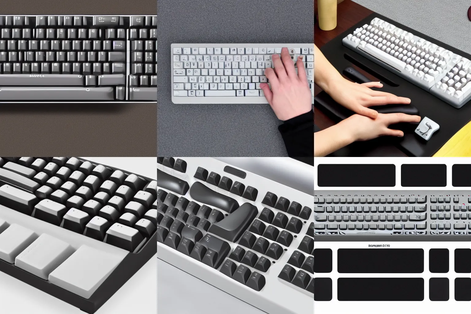 Prompt: ergonomic keyboard