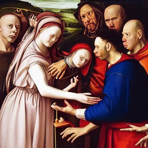 Prompt: nostalgia critic, renaissance painting