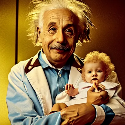 Image similar to einstein baby