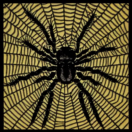 Image similar to an autostereogram of a spider