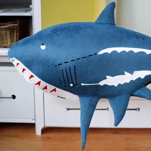 Image similar to ikea shark plush