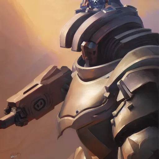 Image similar to greg manchess portrait painting of armored azathoth as overwatch character, medium shot, asymmetrical, profile picture, organic painting, sunny day, matte painting, bold shapes, hard edges, street art, trending on artstation, by huang guangjian and gil elvgren and sachin teng