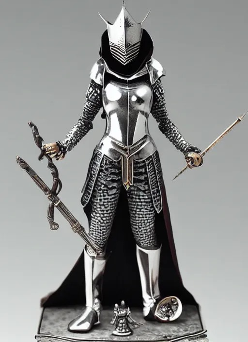 Image similar to 80mm, resin detailed model figure of Alchemy Imperial Princess knight gothic silver