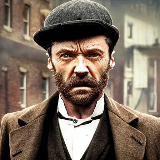 Image similar to Wolverine in Peaky Blinders very detail 4K quality super realistic