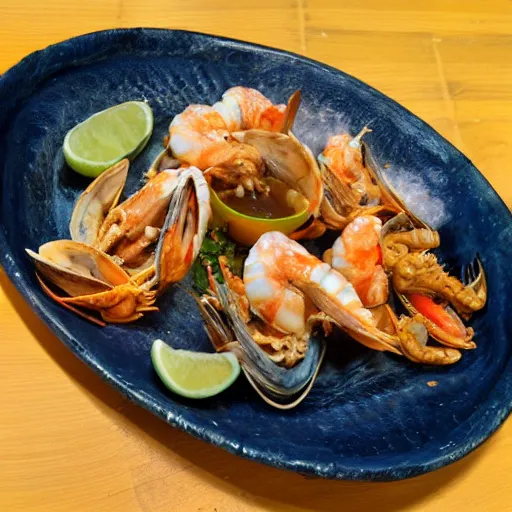 Image similar to casuela de mariscos