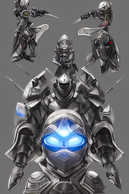 Image similar to helmet armor guardian destiny in witch queen illumination ray tracing hdr fanart arstation by sung choi robot ninja mask and eric pfeiffer and gabriel garza and casper konefal