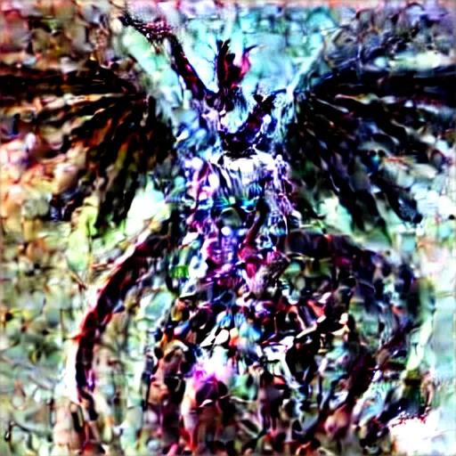 Image similar to cyber dragon angel pimp