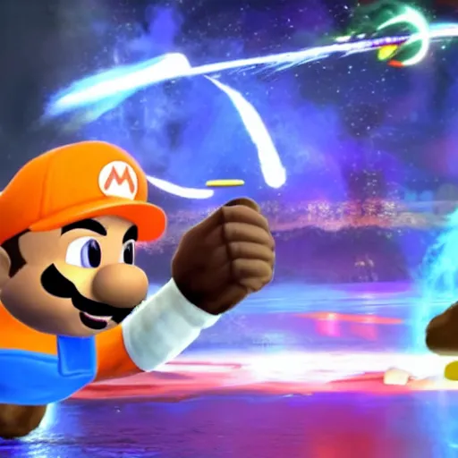 Prompt: Kanye in Super Smash Ultimate, 4k HDR