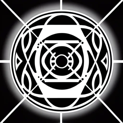 Image similar to black and white sci fi luxury themed svg vector art panel for cnc plasma, laser, stencil, unique art deco hole through circuit design