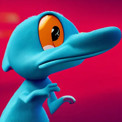 Image similar to perry the platypus, ultra hyper realistic digital art, detailed, ambient lighting, 4 k 8 k ultra hd