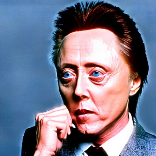 Prompt: christopher walken starring in 90's sitcom