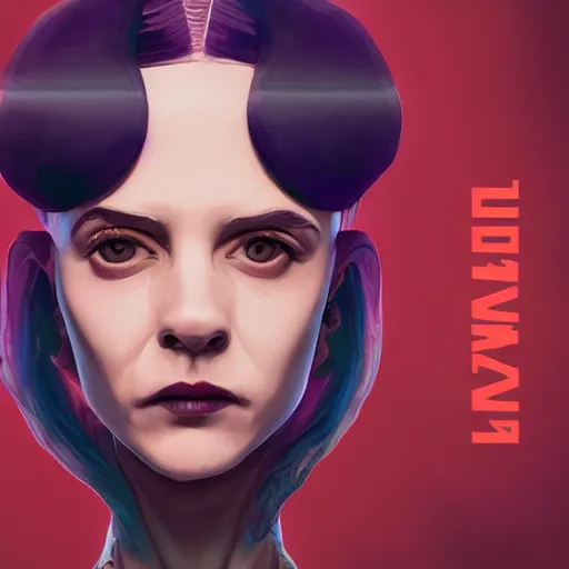 Image similar to Love Death and Robots Netflix, The Witness girl, portrait,