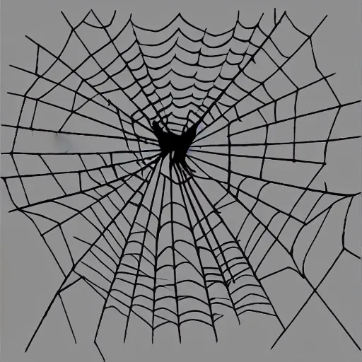 Prompt: “a wireframe spider”