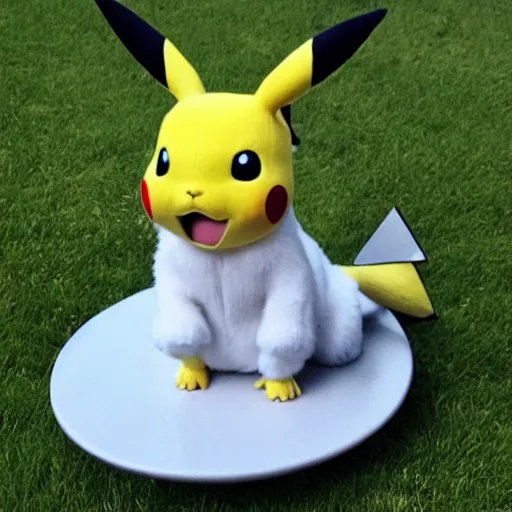 Image similar to a photo of real life pikachu