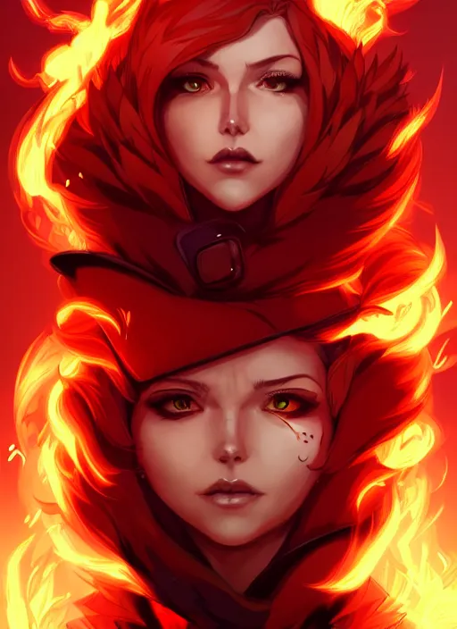 Prompt: style artgerm, joshua middleton, illustration, anthropomorphic hamster steampunk half - cyborg, anime eyes, red fur, swirling fire flames cosmos, fantasy, dnd, cinematic lighting