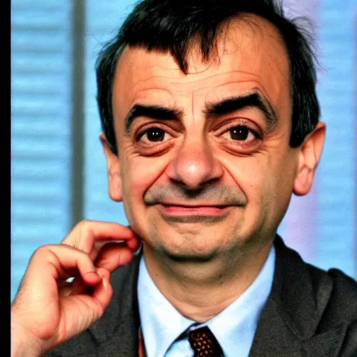 Image similar to jose luis rodriguez zapatero as mr. bean