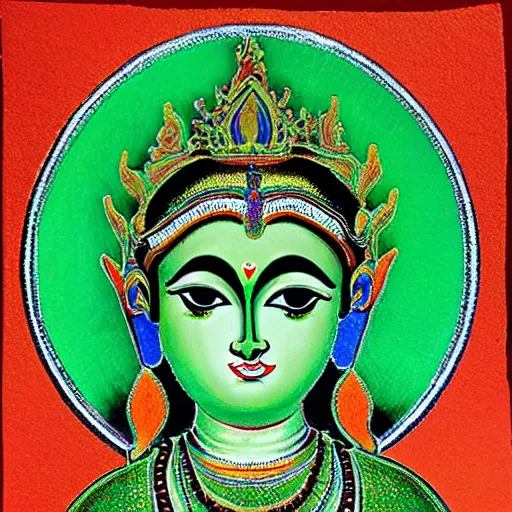 Prompt: green tara