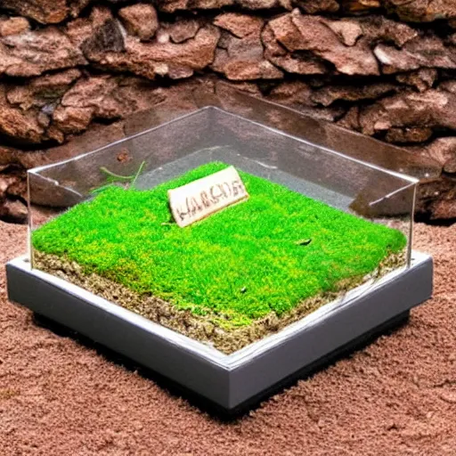 Prompt: square mossarium