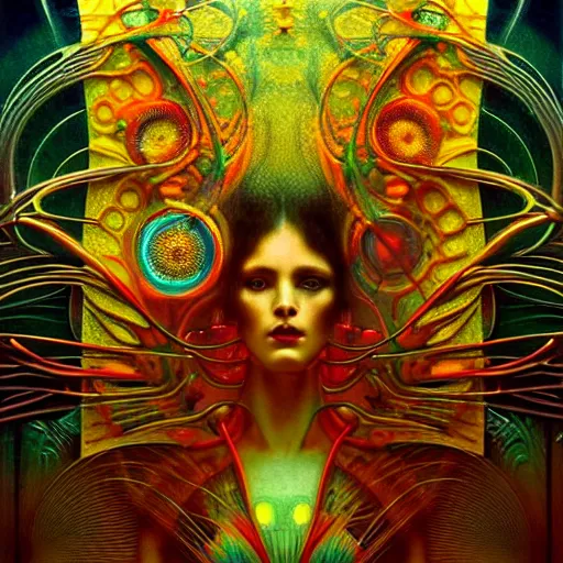 Prompt: extremely psychedelic beautiful brutalist organisms infected by night. intricate, elegant, highly detailed, extremely lifelike photorealistic digital painting, artstation. steichen, gaston bussiere, tom bagshaw, brutalist cyberpunk alphonse mucha. elegant minimalism. anatomically correct. sharp focus. gold with white accents. surreal lush cosmic hallucination