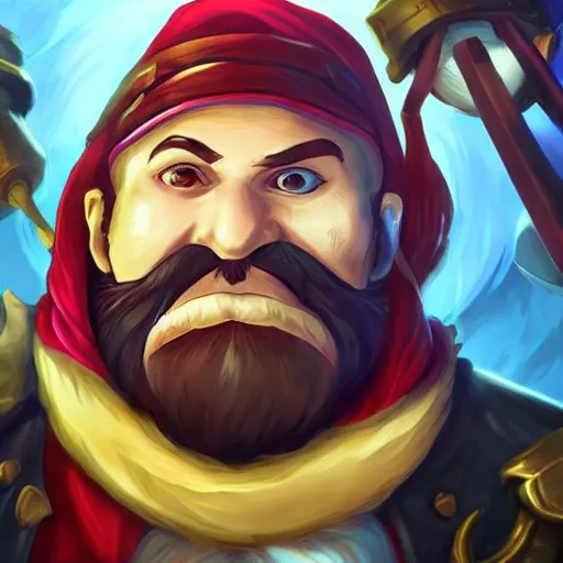 Prompt: league of legends gangplank art