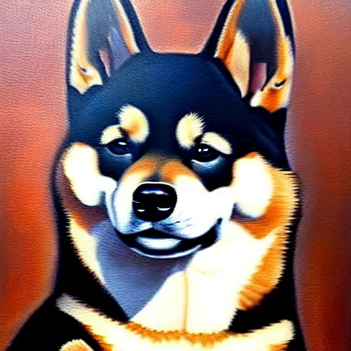 Prompt: epic professional oil painting of a shiba inu dog, epic, stunning, gorgeous, intricate detail, much wow, 4K, masterpiece