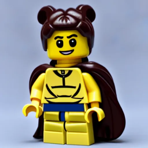 Image similar to ariana grande lego figurine