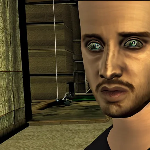 Prompt: in - game screenshot jesse pinkman in the video game gta san andreas