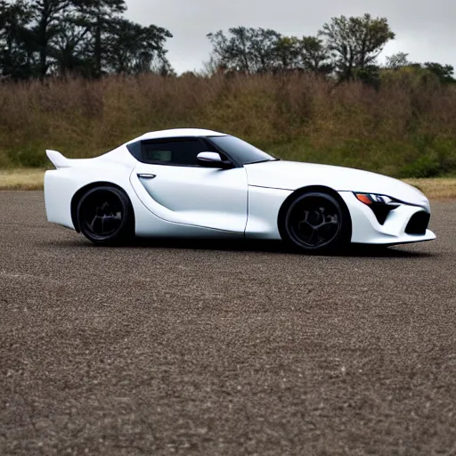 Image similar to toyota supra mixed with a mazda rx 7