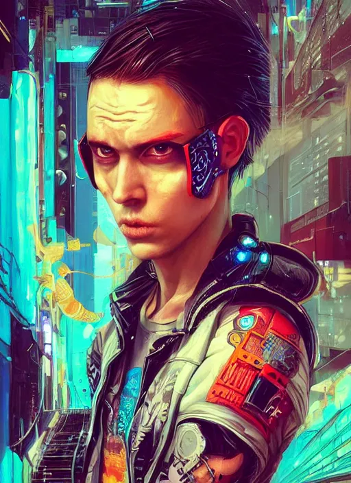 Prompt: beautiful portrait of Lofi cyberpunk Sonic, by Tristan Eaton, Stanley Artgermm, Tom Bagshaw, Greg Rutkowski, Carne Griffiths. trending on DeviantArt, face enhance, hyper detailed, trending on Artstation, 8k, masterpiece, graffiti paint, fine detail, full of color, intricate detail, golden ratio illustration