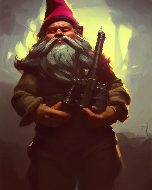 Image similar to epic portrait cinematic shot of a gnome holding a bomb, fine details. night setting. realistic shaded lighting poster by craig mullism, artgerm, jeremy lipkin and michael garmash, unreal engine, radiant light, detailed and intricate environment, digital art, trending on art station,