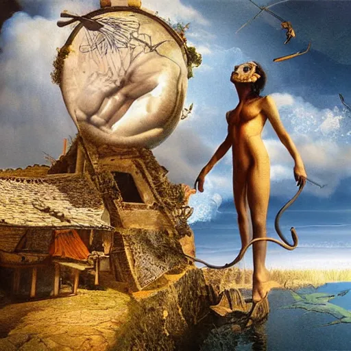 Prompt: amazing detailed lucid surreal dream by dali and yanko