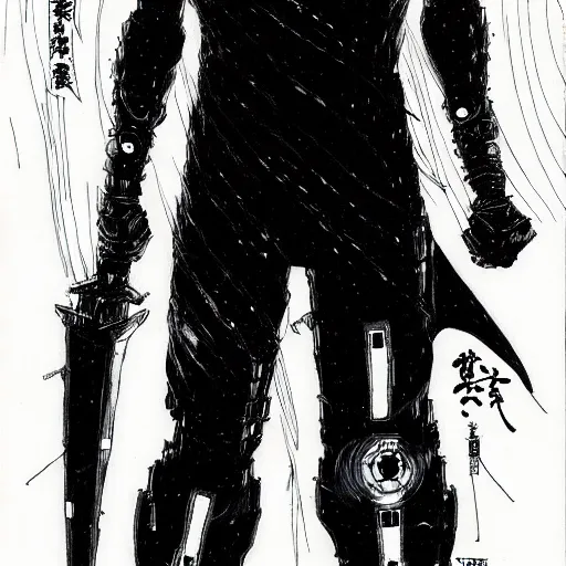 Image similar to Joe Biden looking sinister, by Tsutomu Nihei, highly detailed