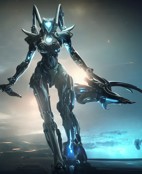 Prompt: extremely detailed cinematic shot of a giant 1000 meter tall beautiful stunning saryn prime female Warframe, that's a beautiful stunning hot anthropomorphic robot mecha female dragon, silver sharp streamlined armor, robot cat paws, sharp claws, glowing Purple LED eyes, walking over a city, towering over your view, camera looking up between her legs, crushing buildings under her feet, camera looking up at her, fog rolling in, massive scale, worms eye view, ground view, leg shot, dragon art, micro art, macro art, giantess art, fantasy, goddess art, furry art, furaffinity, high quality 3D realistic, DeviantArt, artstation, Eka's Portal, HD, depth of field