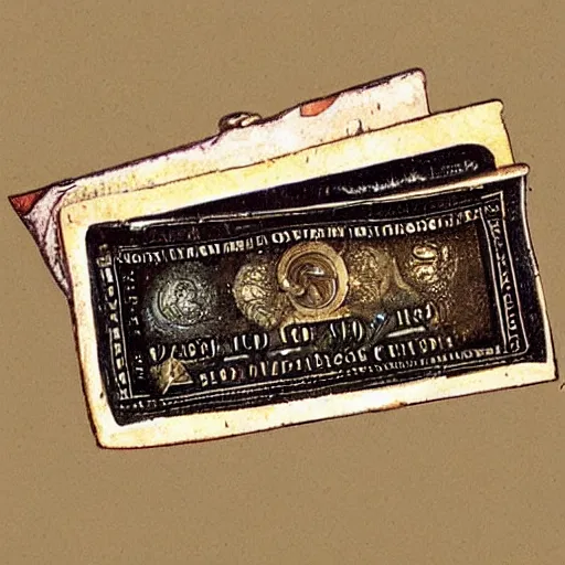 Image similar to Credit card from the 16th century