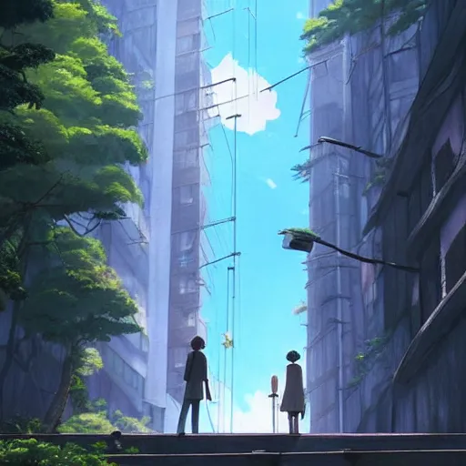 Image similar to Lacerda Elevator , Dice Tsutsumi, Makoto Shinkai, Studio Ghibli