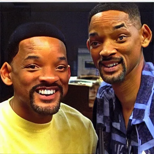 Image similar to will smith in minecraft