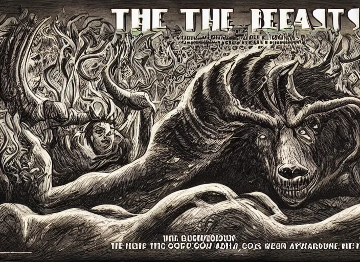 Image similar to the beast with a million eyes